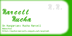 marcell mucha business card